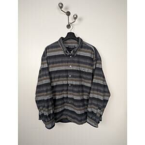 Riggins By Design Men's Striped‎ Fashion Shirt XL 100% cotton
